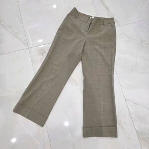 LOFT Petite Size 4 Kaki Tan Pants Approx 26 Inseam